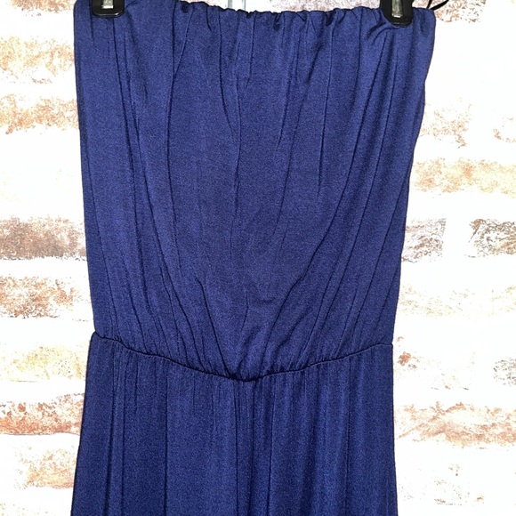 Tart Women’s xs strapless navy jumpsuit - Picture 4 of 11